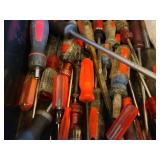 Craftsman Screwdriver Assortment - Mixed Flathead & Phillips - Red/Orange Handles