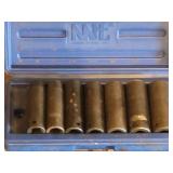 DeWalt Socket Set - Assorted Deep Sockets in Blue & Black Cases