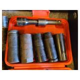 Chrome Vanadium Socket Set in Orange Case - 1/2in & 3/4in Drives