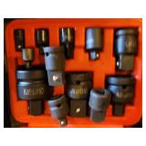 Chrome Vanadium Socket Set in Orange Case - 1/2in & 3/4in Drives