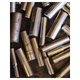 Assorted Chrome Metal Cylindrical Sleeves & Spacers - Used Shop Salvage