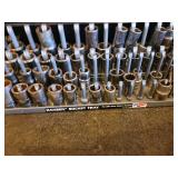 Hansen Socket Tray 3/8 Drive Metric Sockets with Craftsman Tools