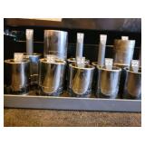 Hansen Socket Tray 3/8 Drive Metric Sockets with Craftsman Tools