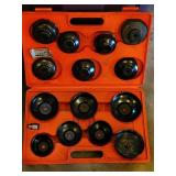 Central Forge Cup Type Oil Filter Wrench Set - 9-Piece (Item 93466)