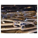 Assorted Chrome Vanadium Wrenches - Mixed Brands, Open/Box End (Sizes)