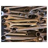 Assorted Chrome Vanadium Wrenches - Mixed Brands, Open/Box End (Sizes)