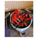 Assorted Safety Harness Straps & Carabiners - Climbing Gear