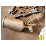 Assorted Spray Gun Parts for Paint/Coating - Gauge, Regulator, Nozzles & Cup