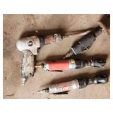 Pneumatic Power Tools Lot - 4 Pieces: Die Grinders & Drills