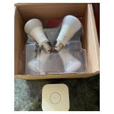 Philips Hue White Ambiance A19 Bulbs (2-Pack) & Hue Bridge - Windsor Certified Refurbished