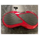 PAOLFOX Red Mini Elliptical Pedal Exercise Machine With Remote