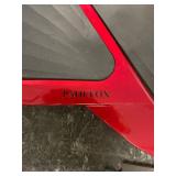 PAOLFOX Red Mini Elliptical Pedal Exercise Machine With Remote