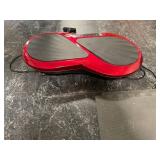 PAOLFOX Red Mini Elliptical Pedal Exercise Machine With Remote