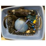 Perfect Pushup Handles & Exercise Ball with Resistance Bands and Ankle Straps - Home Gym Bundle