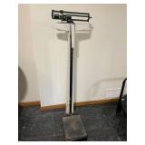 Healthometer Vintage Floor Scale with Height Rod - Medical Office Scale