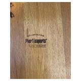 Pier 1 Imports X-Back Dining Chairs - Set of 4, Dark Green with Wood Seats