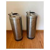 Stainless Steel Draft Beer Kegs - 2-Pack