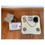Omron HEM-711 Automatic Blood Pressure Monitor & Tanita Body Composition Scale