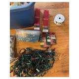 Christmas decor and SYLVANIA Bulbs - 2x 10 Miniature Light Sets