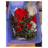 Christmas Ornament Assortment with Lights, Garland & Figurines