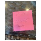 Stained Glass Window Panels - Leaded Fleur-de-Lis Design, 9 x 38 in (Pair)