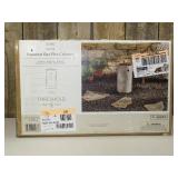 17" Pipestone Outdoor Column Fire Pit Gray - Threshold