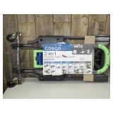 Cosco 2 in 1 Hand Utility Cart Dolly: Steel & Plastic, 300 lb Capacity, No Assembly, Green, 2 Wheel Hand Truck