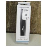 Travel Smart Digital Luggage Scale - Black: Maximum Capacity 80 lbs