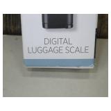 Travel Smart Digital Luggage Scale - Black: Maximum Capacity 80 lbs