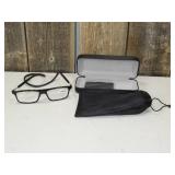 noble glasses brand - +3.00 reading glasses, black,