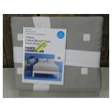 Full/Queen Size Cotton Blend Sateen Duvet Cover Set - Room Essentials