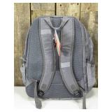 Embark Elite Top Opening Large Capacity School Backpack Fits 15" Laptop, Gray