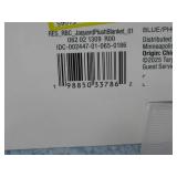 Full /Queen Light Blue Jacquard Plush Blanket - Room Essentials 90x92