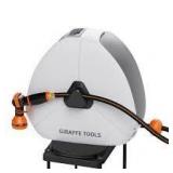 Auto-Rewind Garden Hose Reel-100ft- 1/2in, Ground-Mounted