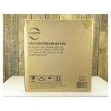 Linon Blanche Storage Ottoman Corduroy Green