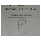 17" Pipestone Outdoor Column Fire Pit Gray - Threshold