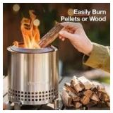 Solo Stove 9" Mesa XL Fire Pit - Stainless Steel