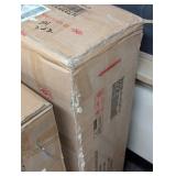 FUFU&GAGA White 14-Drawers 63 in. Width Bedroom Dresser Makeup Island with Glass Top