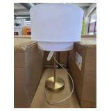 Double Shade Knurled Collection Table Lamp Gold - Threshold