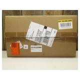 13.7 in. x 5.5 in. Bio-Ethanol Ventless Fireplace in Glass/Black Metal for Indoor/Outdoor, Smokeless Tabletop Fire Pit