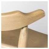 Kaysville Curved Back Wooden Counter Height Barstool Gray Wash - Threshold™ designed with Studio McGee: Rubberwood Frame, 250lb Capacity