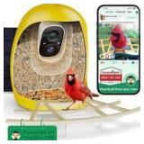 HIXX® Smart Bird Feeder with Camera, Birdwatching Camera AI Identify Bird Solar