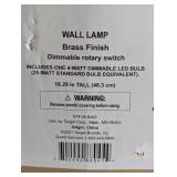 Threshold Metal Sconce Wall Light - Brass