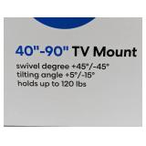 Full Motion 40" - 90" TV Mount - dealworthy™: Steel, 120lb Capacity