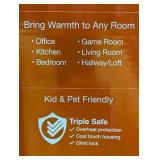 Lasko Ceramic Pedestal Heater with Remote Control: 1500W, Adjustable Thermostat, Portable, LED Display