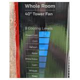 Honeywell QuietSet 8-Speed Oscillating Tower Fan Black HYF290B: Programmable Timer, Quiet Operation