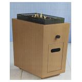 Rectangle Fire Table - Terracotta Finish - Uses 1 lbs Tank