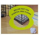 Wire Collapsible Dog Crate - M - Black - Boots & Barkley™