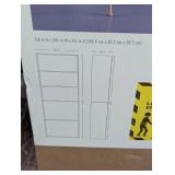 5 Shelf Bookcase White - Room Essentials™: Modern Style, Wood Composite, Open Shelving, 71.18" Tall