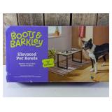 4 Cup Collapsible Tall Elevated Feeder Double Cat & Dog Bowl